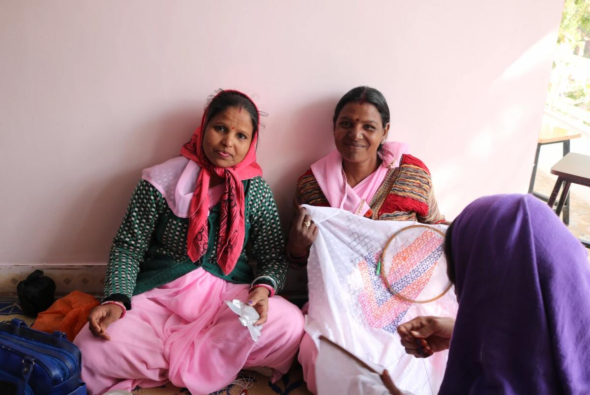 Project Tasveer is contributing to an effort that helps women learn to sew.
