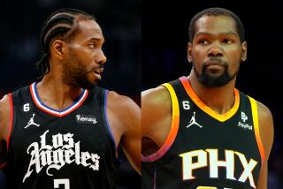 Clippers star Kawhi Leonard and Phoenix Suns star Kevin Durant.