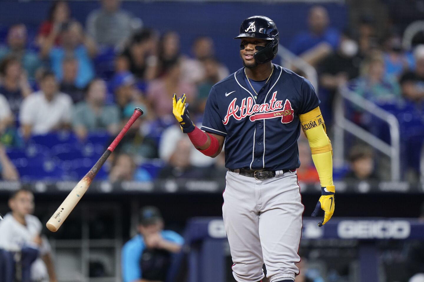 5 | Atlanta Braves (70-46; LW: 5)Whew: Ronald Acuña Jr. tweaked his knee before exiting Saturday’s doubleheader but walked as a pinch-hitter on Sunday and is not expected to hit the IL.