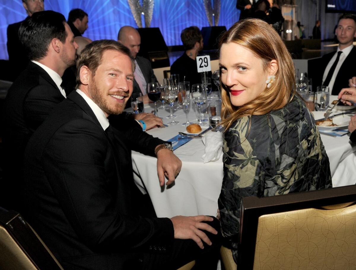 Will Kopelman and Drew Barrymore, shown last April, welcomed their second daughter on Tuesday.