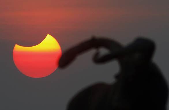 Solar eclipse - Cambodia