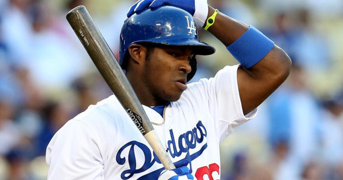 Yasiel Puig sets Dodgers merchandise sales record - Los Angeles Times