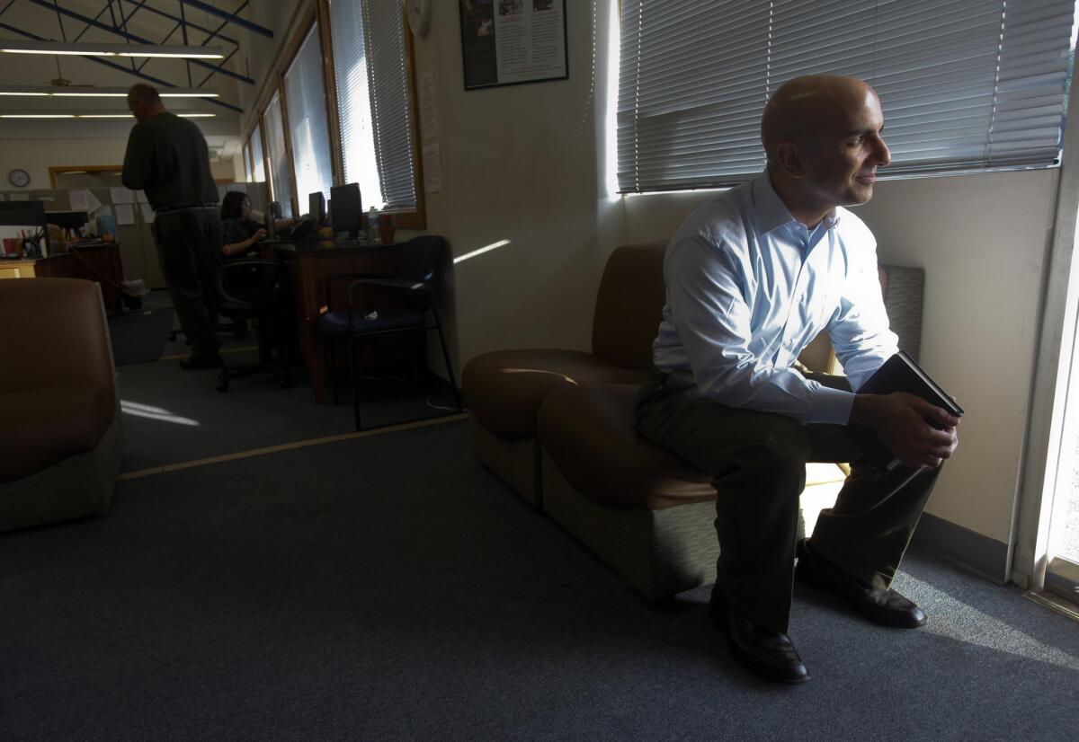 Republican Neel Kashkari, who is running for governor of California, trails Assemblyman Tim Donnelly.