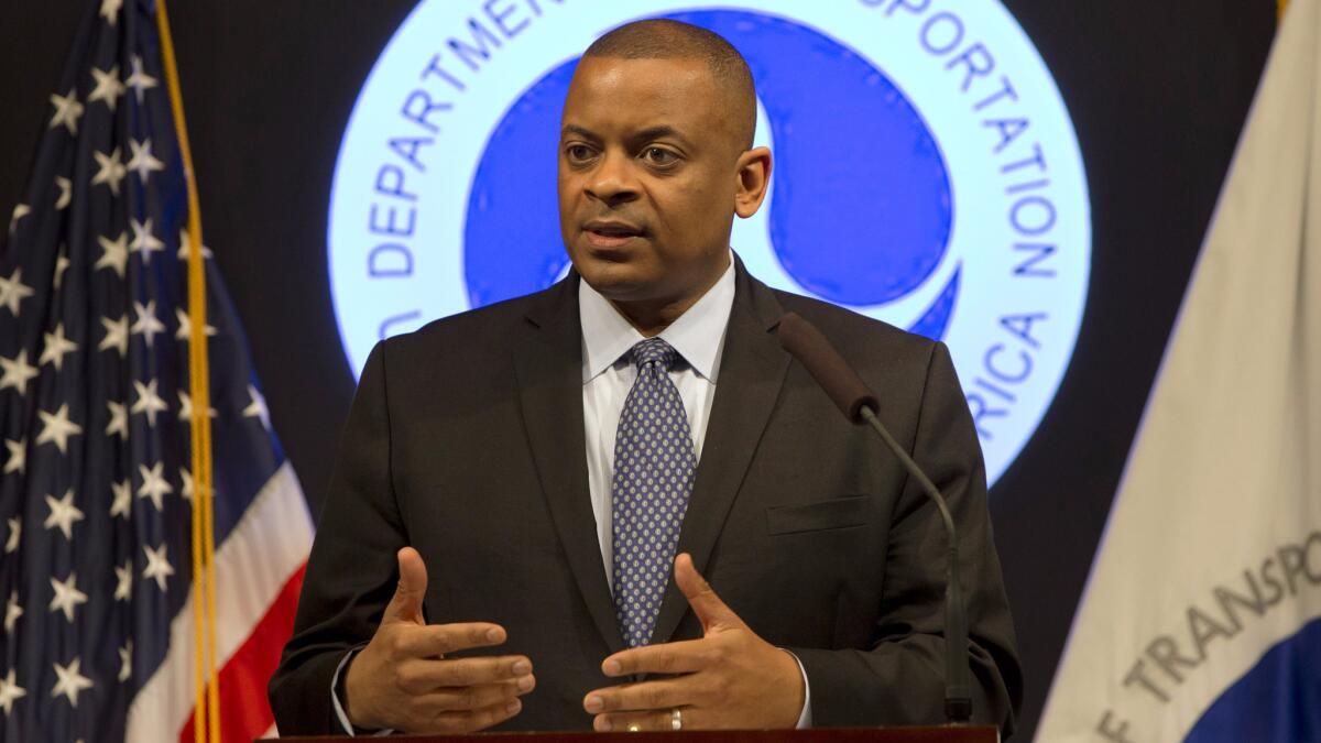 Transportation Secretary Anthony Foxx, shown in 2015, hinted Tuesday that upcoming federal guidelines will involve "pre-market approval steps" for autonomous car technology.