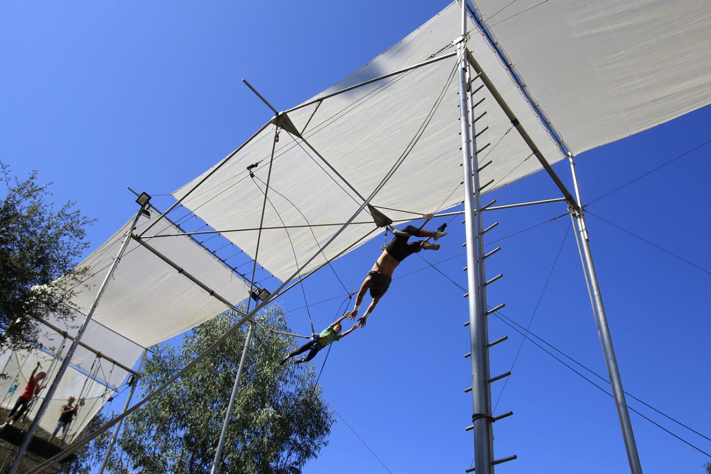 Oldest female flying trapeze artist