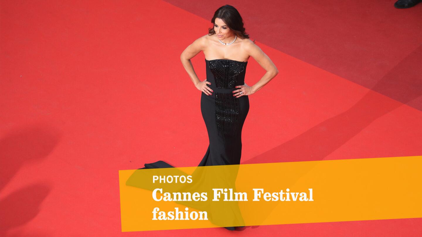 Actress Eva Longoria attends the "Money Monster" premiere during the 69th annual Cannes Film Festival on Thursday in Cannes, France.