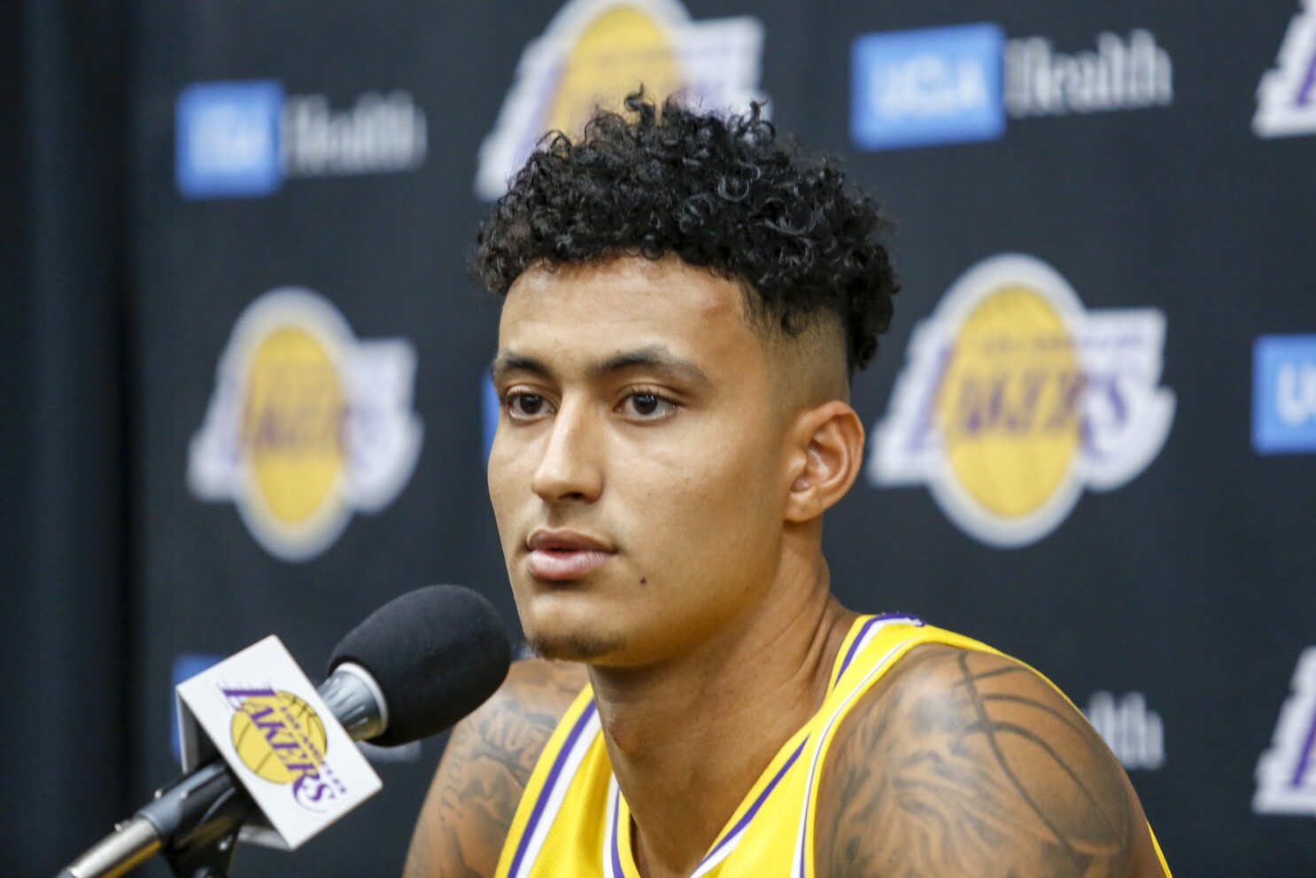 Woike Kyle Kuzma Ready For A Big Season Despite Nursing An Injury Los Angeles Times