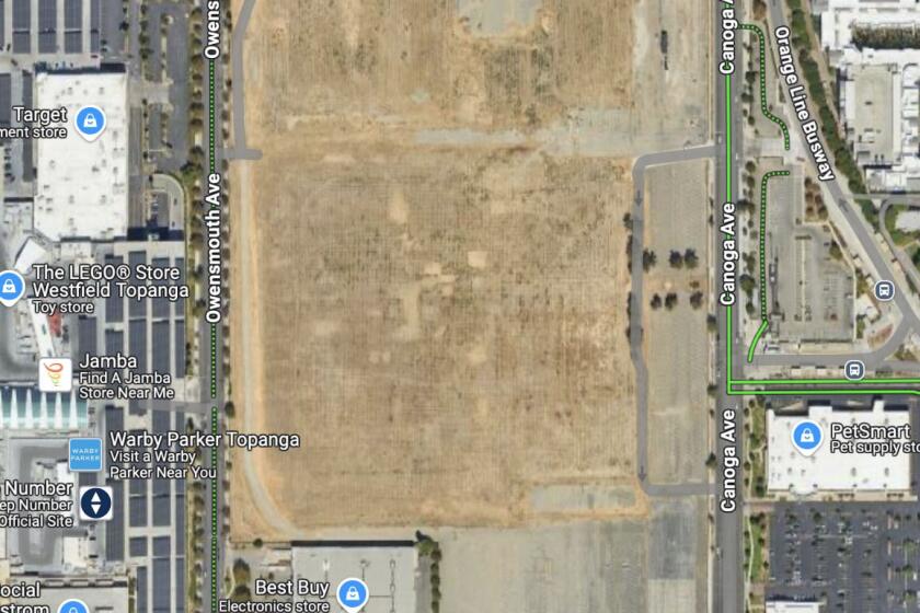 The former Rocketdyne site in Canoga Park as viewed on Google Maps.