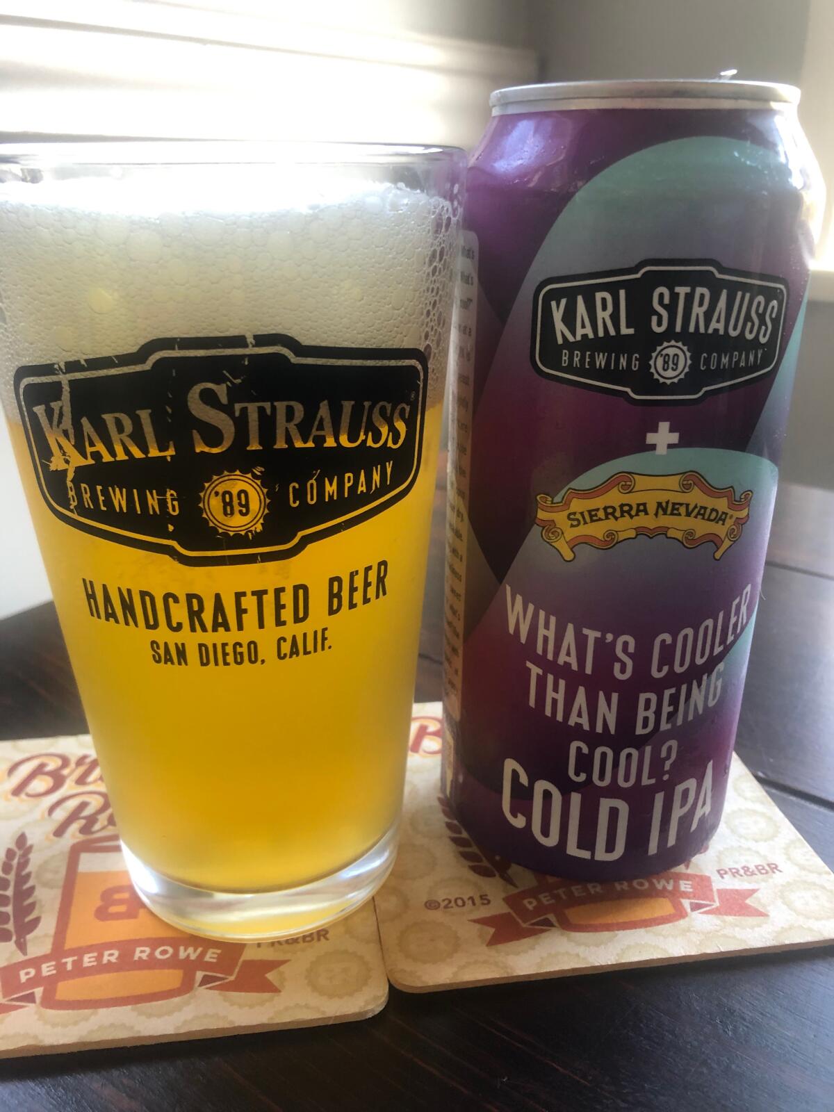 What's Cooler than Being Cool? beer by Karl Strauss and Sierra Nevada
