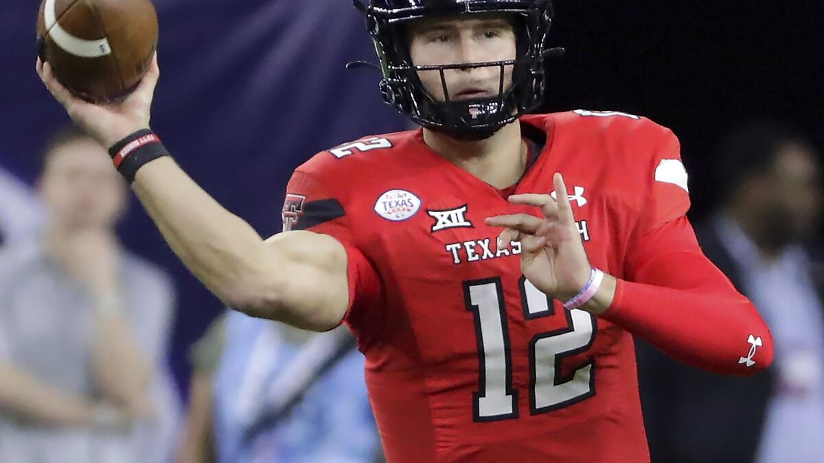 Texas Tech's Patrick Mahomes leads nation in stats