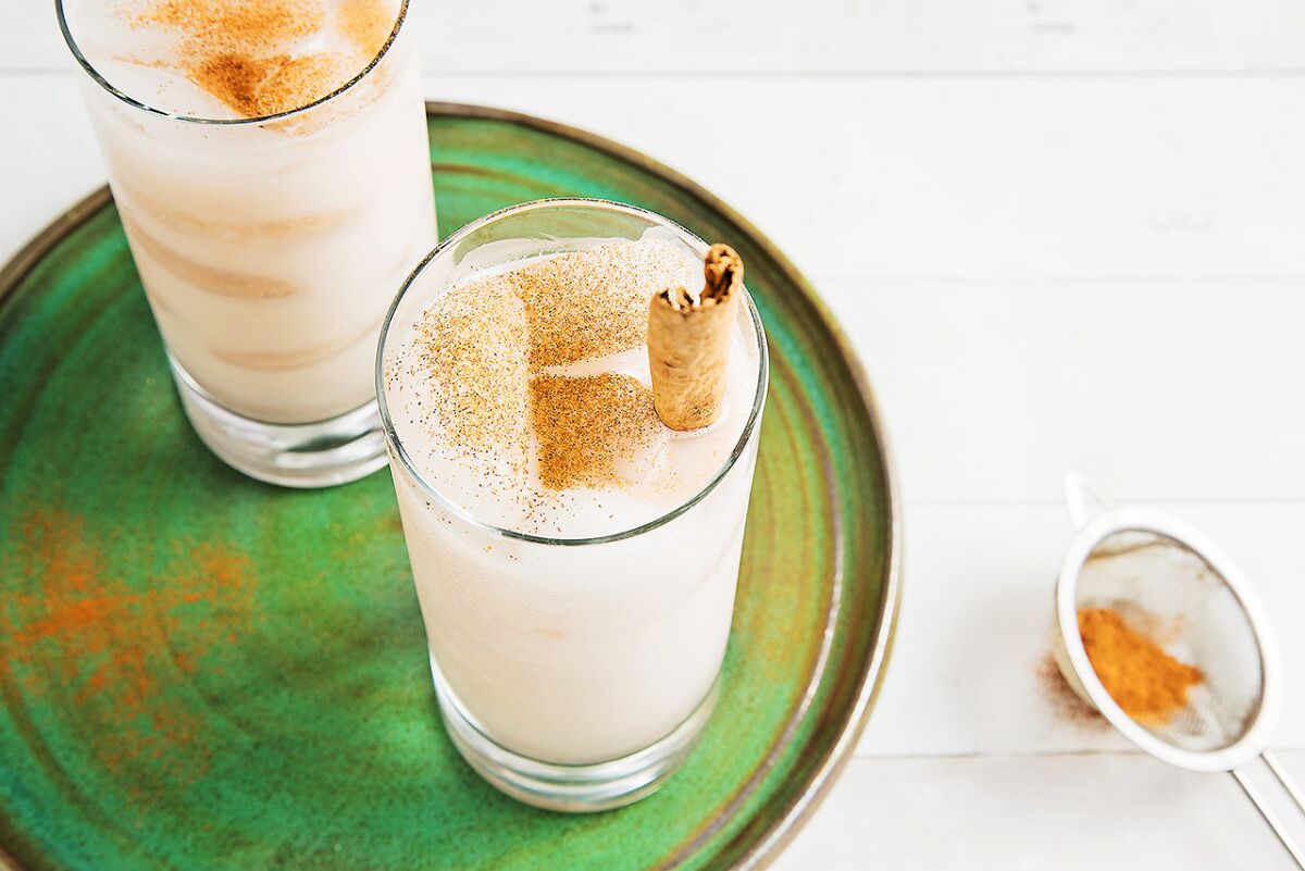  A lightened-up version of horchata is dairy-free, gluten-free and vegan. 