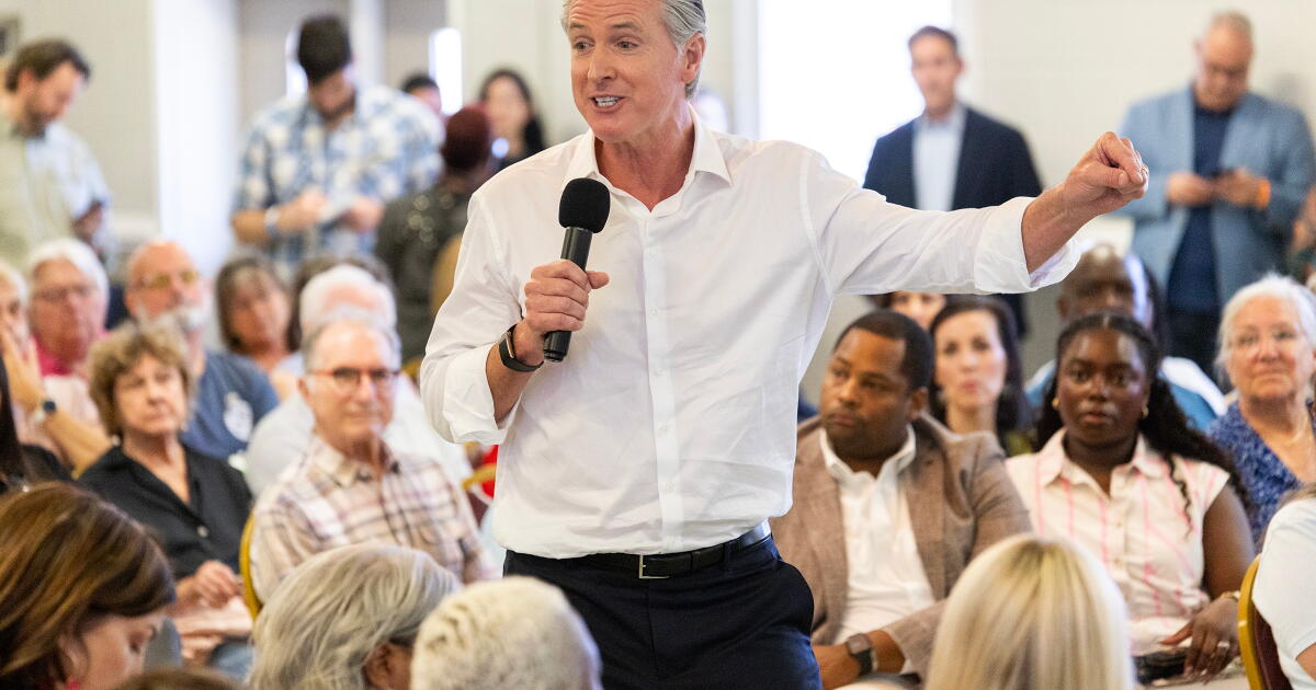 Newsom says he won't run for president if Harris does
