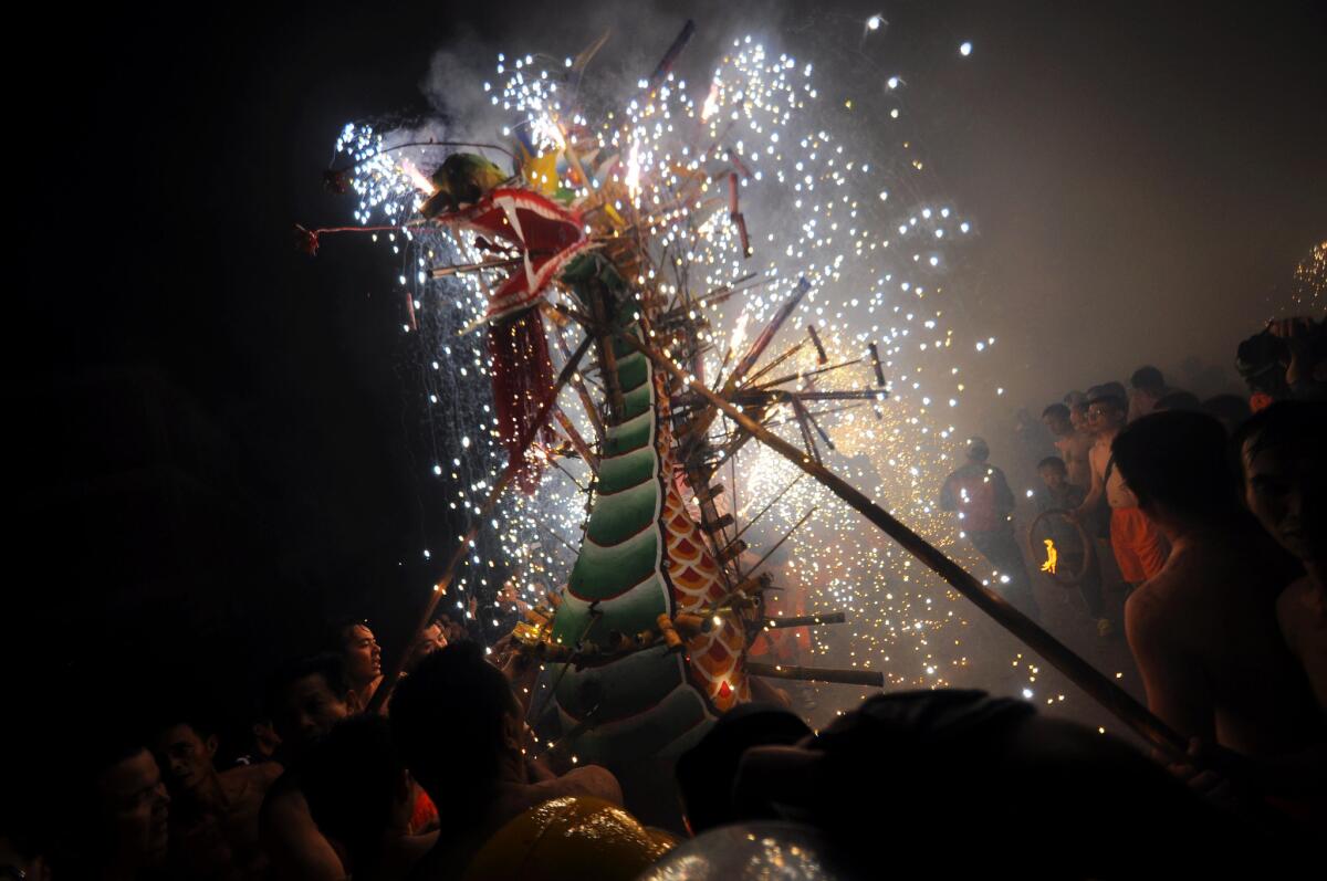 The Lantern festival, marking the last day of China's traditional Spring Festival, in 2015.