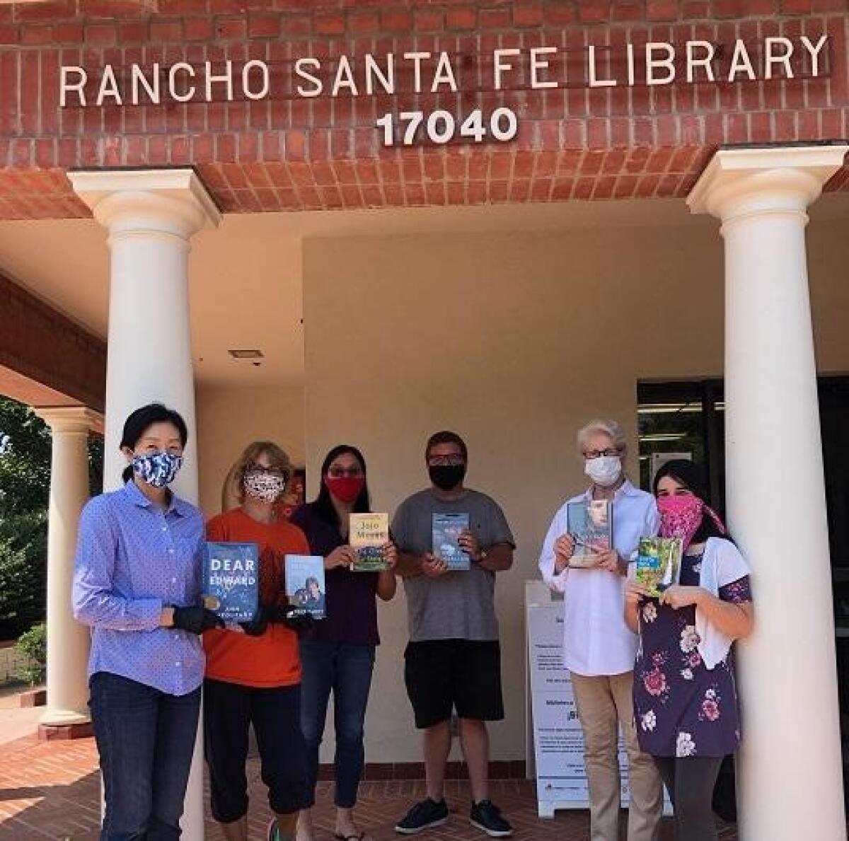 The Rancho Santa Fe Library staff is ready to welcome back readers.