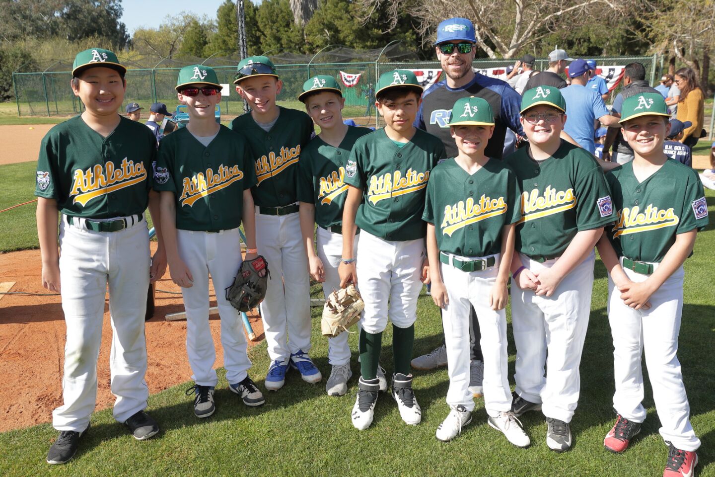 Majors Athletics at the RSF Little League Opening Day
