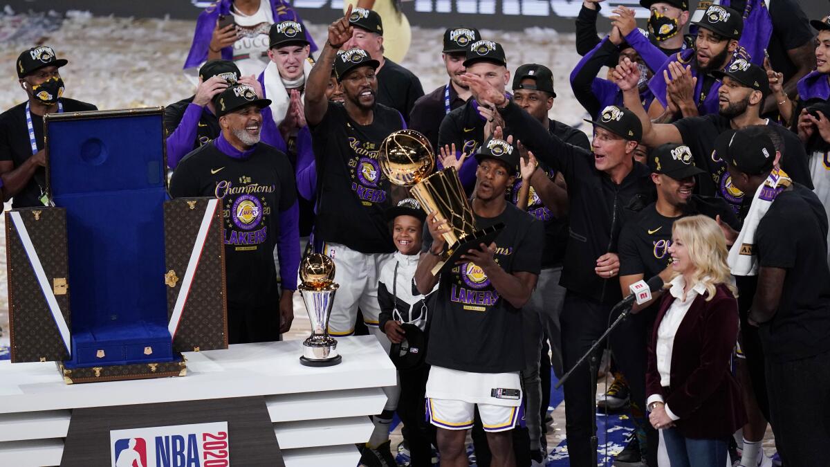 NBA on X: The @Lakers are the 2020 NBA Champions! #LakeShow   / X