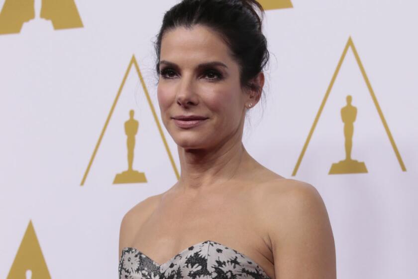 "Gravity" star Sandra Bullock at the Academy Awards nominee luncheon.