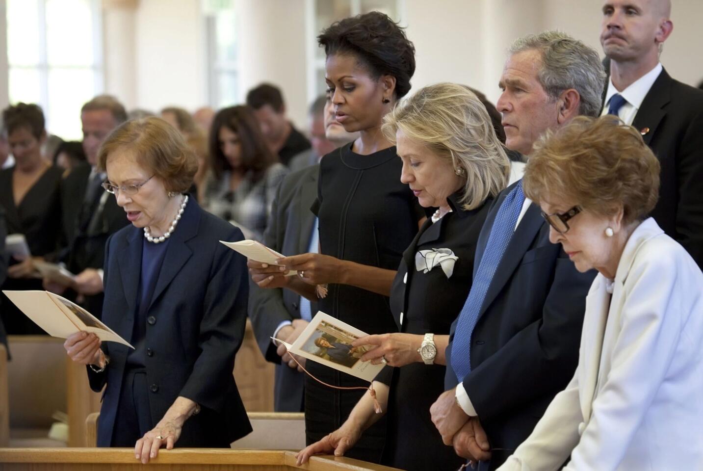 Funeral for former First Lady Betty Ford