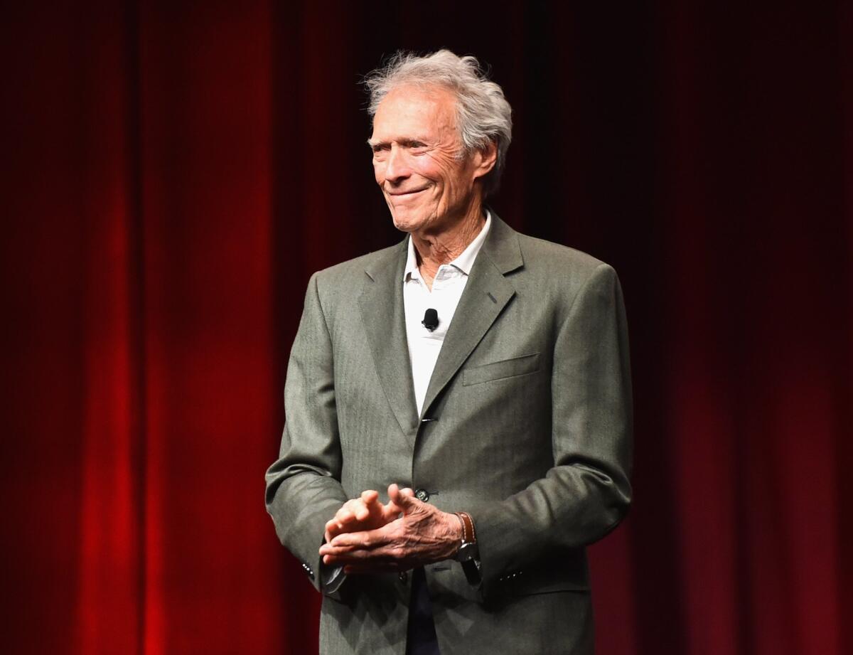 After Clint Eastwood receives the Fandango Fan Choice Award for favorite film of 2014, the 'American Sniper' director answers questions at the Las Vegas event's luncheon for him.