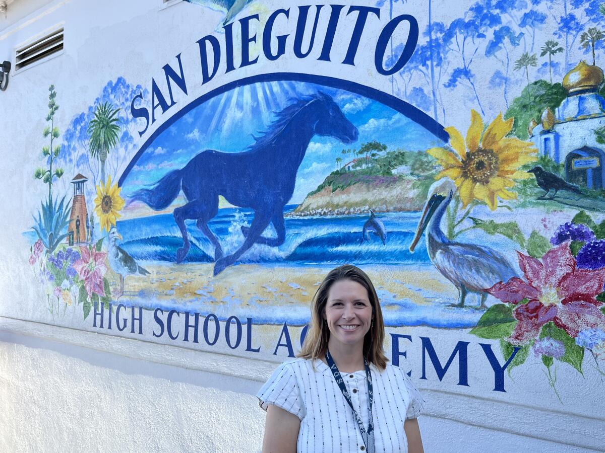 The new San Dieguito High School Academy Principal Cara Dolnik.