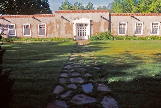 Los Poblanos Historic Inn in Los Ranchos de Albuquerque. Photo taken 2001.