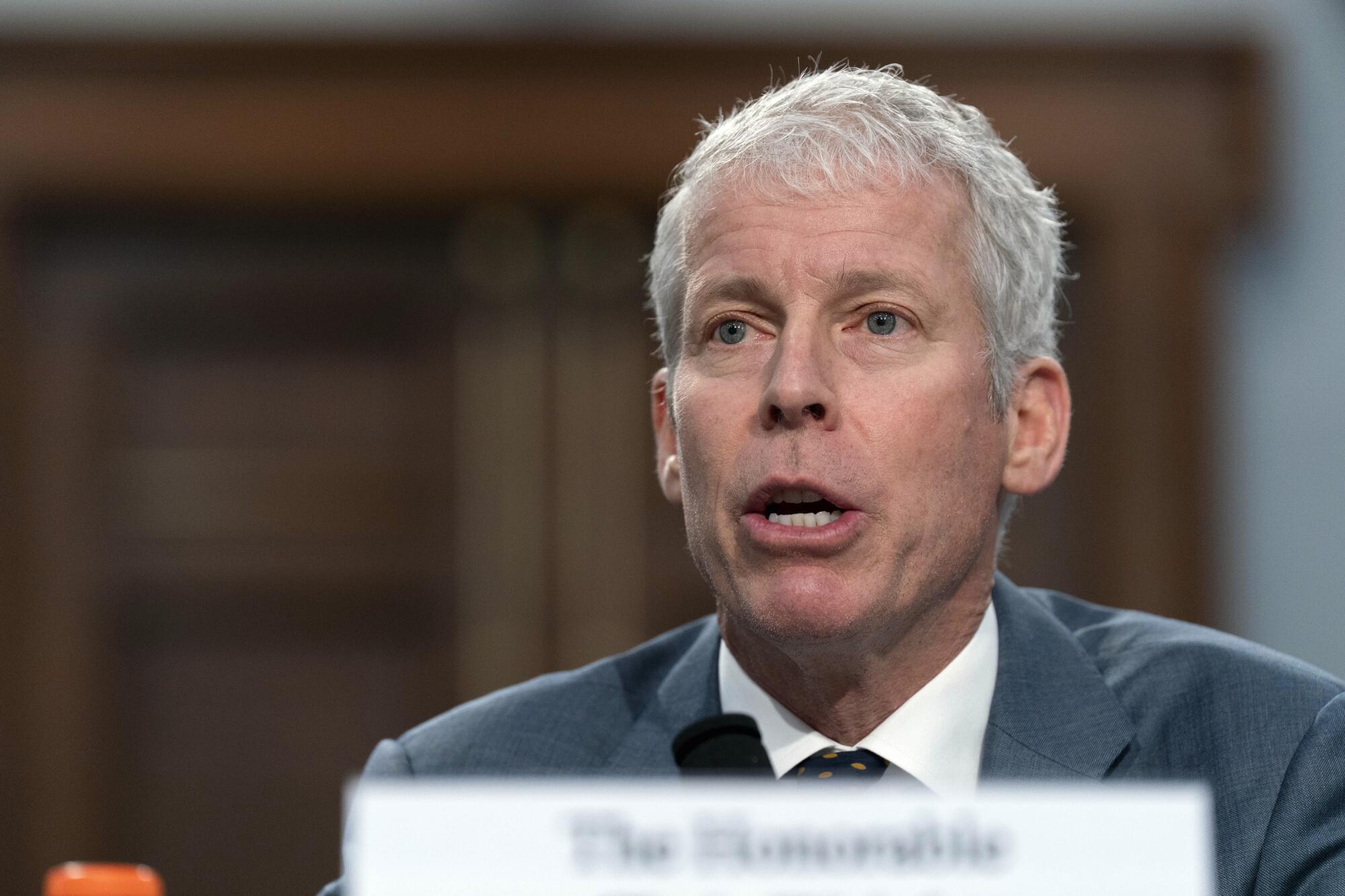 Energy Secretary Chris Wright testifying before Congress on May 7, 2025.
