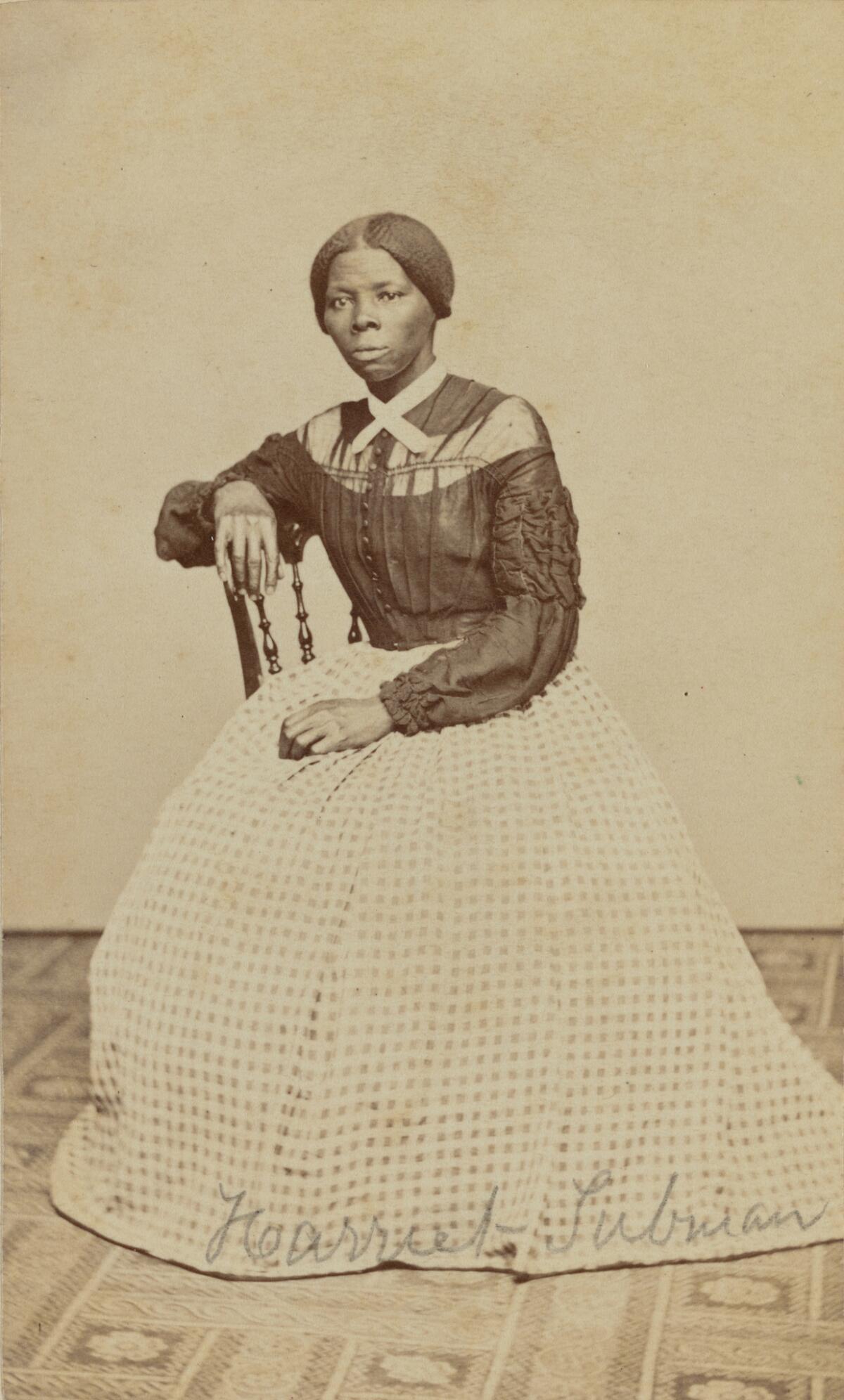 Benjamin F. Powelson photograph of Harriet Tubman, 1868 or 1869.