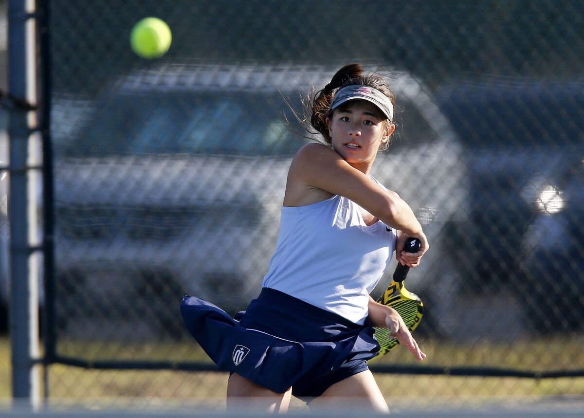 Marina S Mika Ikemori Advances To Cif Southern Section Individuals Girls Tennis Semifinals Los Angeles Times Marina S Mika Ikemori Advances To Cif Southern Section Individuals Girls Tennis Semifinals Los Angeles Times