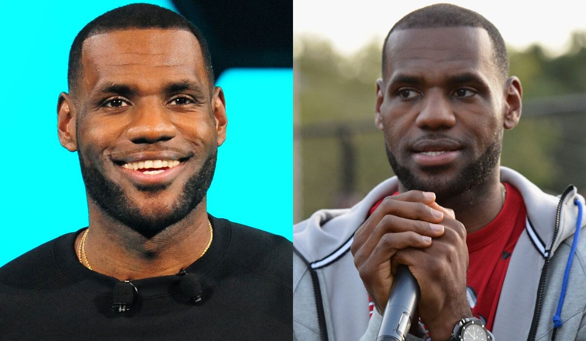 LeBron James sported a full hairline at a Nike event on Sept. 16 as well as a Sprite event on Sept. 25.