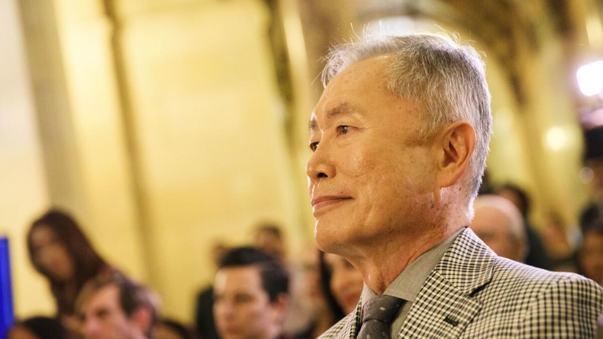 George Takei was born in Los Angeles on April 20, 1937. During his childhood, he lived in Japanese-American internment camps in Arkansas and Northern California.