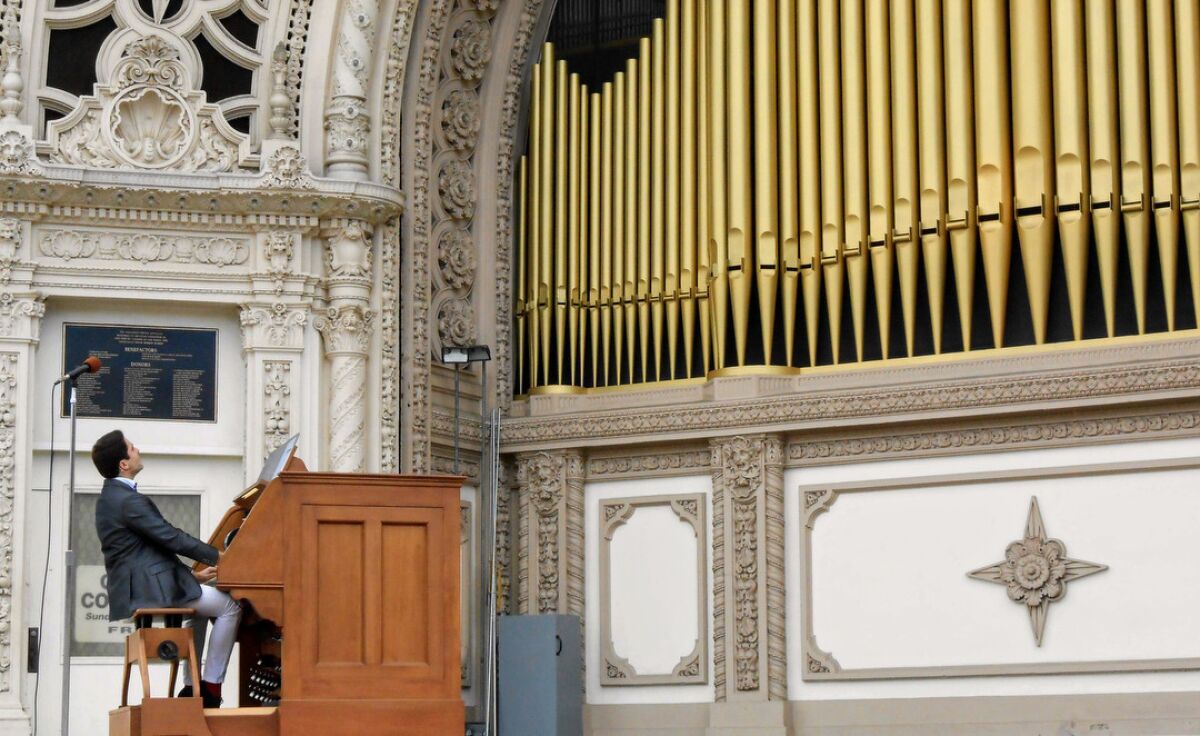 Raul Prieto Ramirez is the San Diego Civic Organist and usually performs at 2 p.m. Sundays at the Spreckels Organ Pavilion at Balboa Park in San Diego.