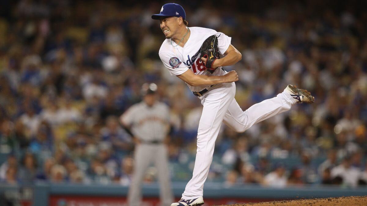 Column: Dodgers pitcher Kenta Maeda is mum on shift in role - Los