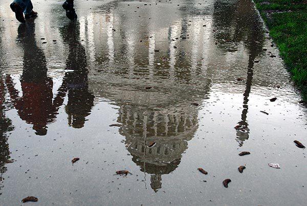 Rain on the Capitol