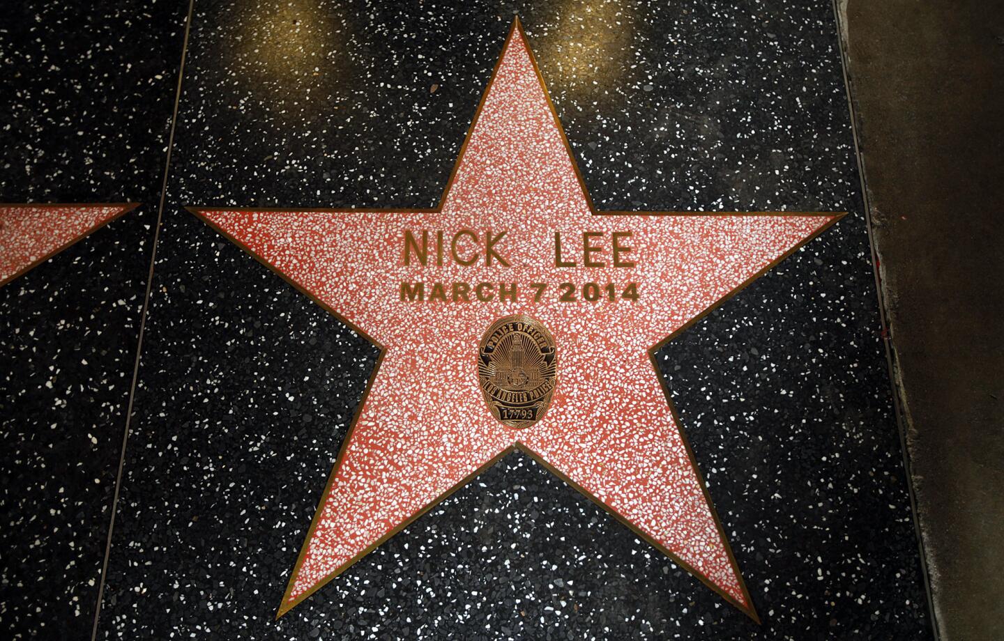 Star for fallen LAPD officer