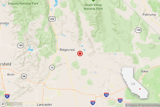 A magnitude 4.3 earthquake was reported early Thursday morning 12 miles from Ridgecrest, Calif.