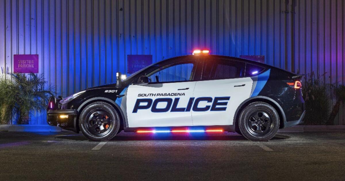 South Pasadena has unveiled its all-Tesla police fleet