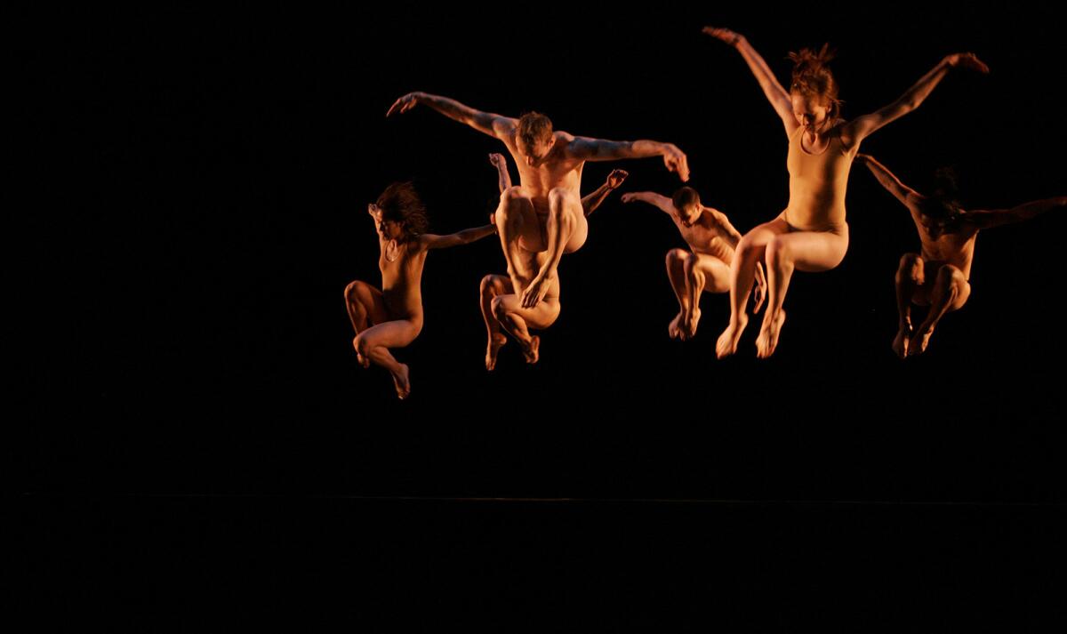 Modern dance company Pilobolus returns to Southern California for a performance at the Musco Center in Orange.