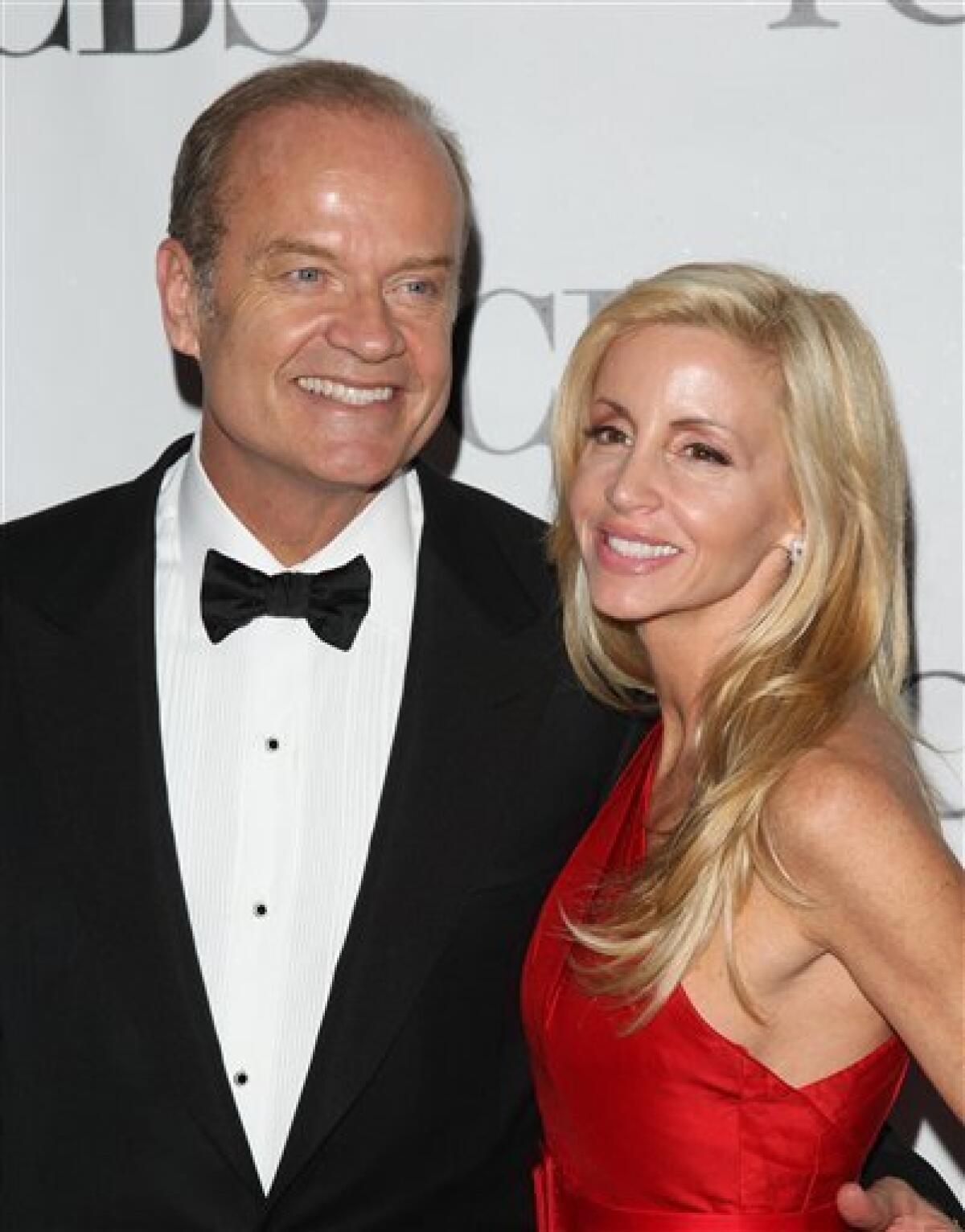 FILE - In this June 13, 2010 file photo, Kelsey Grammer and his wife Camille Grammer arrive at the 61st Annual Tony Awards in New York. (AP Photo/Peter Kramer, file)