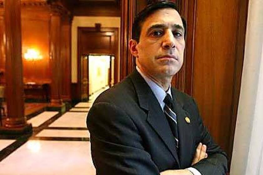 Rep. Darrell Issa, R-Calif., seen in the Rayburn Room of the U.S. Capitol in Washington last month, is one of a handful of Arab Americans in Congress.
