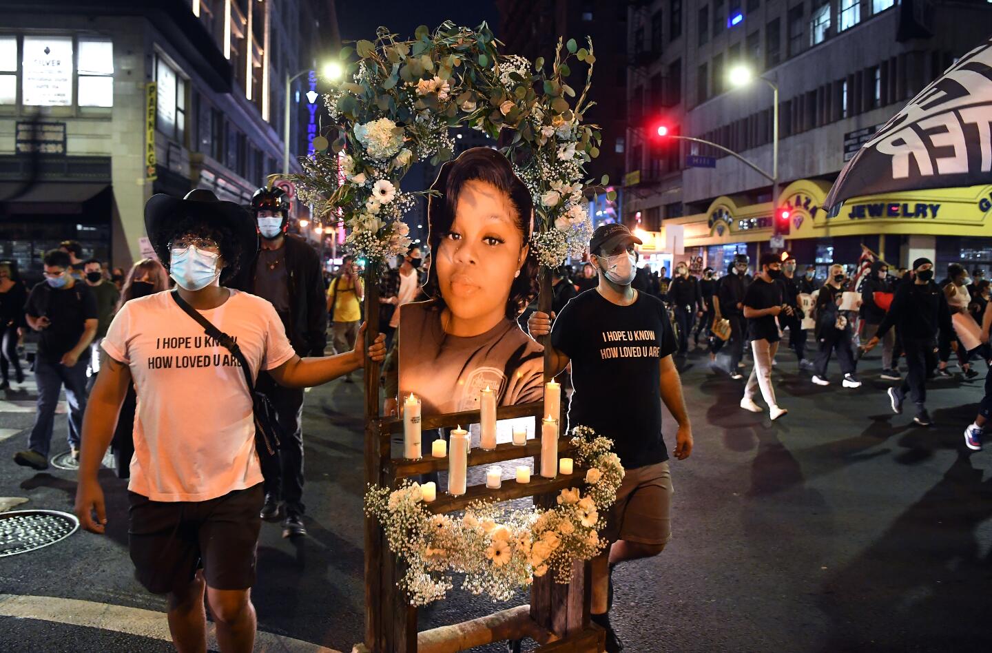 Breonna Taylor protest in L.A.