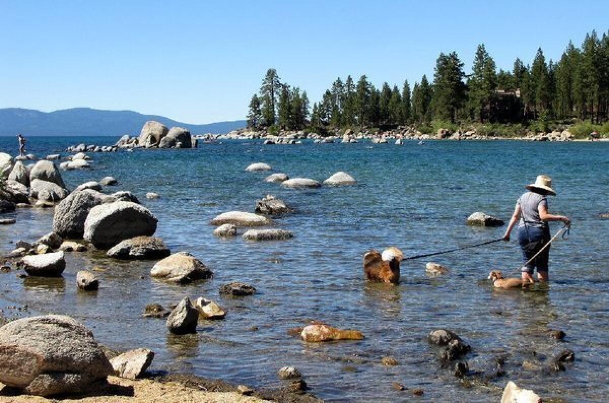 The California Legislature approved a bill last month to preserve the bi-state compact on Lake Tahoe's environmental stewardship that some say is a win for more development-friendly Nevada. The Tahoe Regional Planning Agency disputes that claim. Above, Lake Tahoe in August.