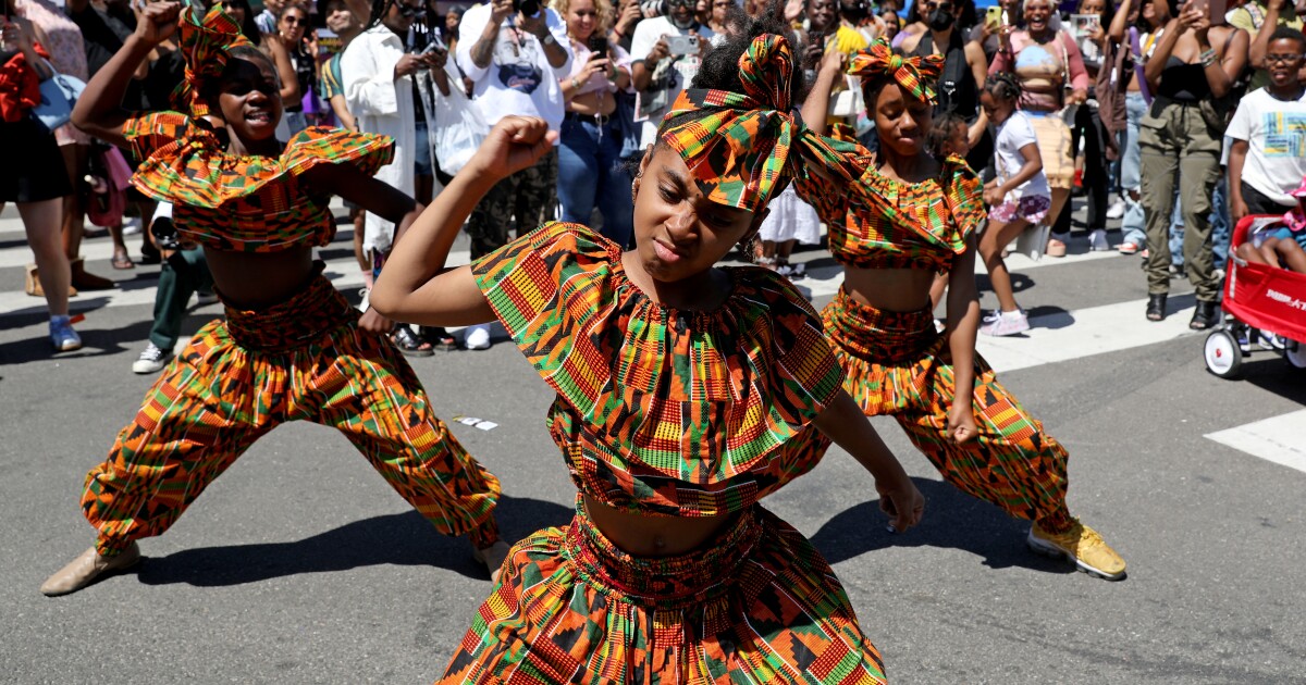 Juneteenth in Leimert Park-- -- a time for celebration and reflection Juneteenth in Leimert Park-- -- a time for celebration and reflection