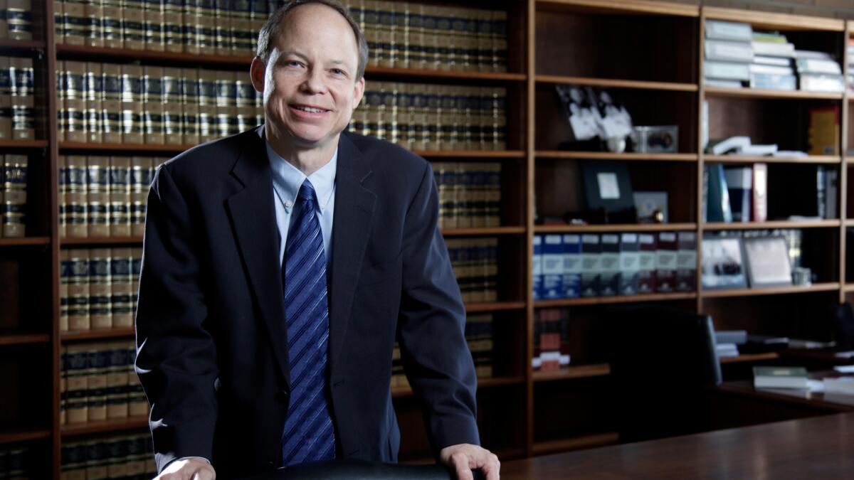 Santa Clara County Superior Court Judge Aaron Persky drew criticism for sentencing former Stanford University swimmer Brock Turner to six months in jail. (Jason Doiy/The Recorder via AP )