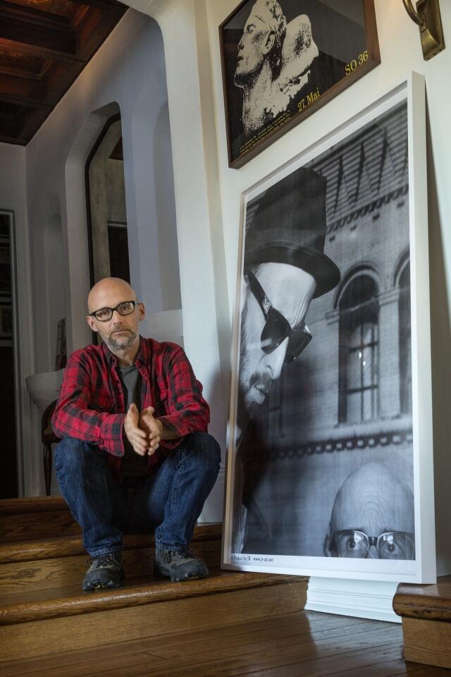 Moby at home in Los Angeles