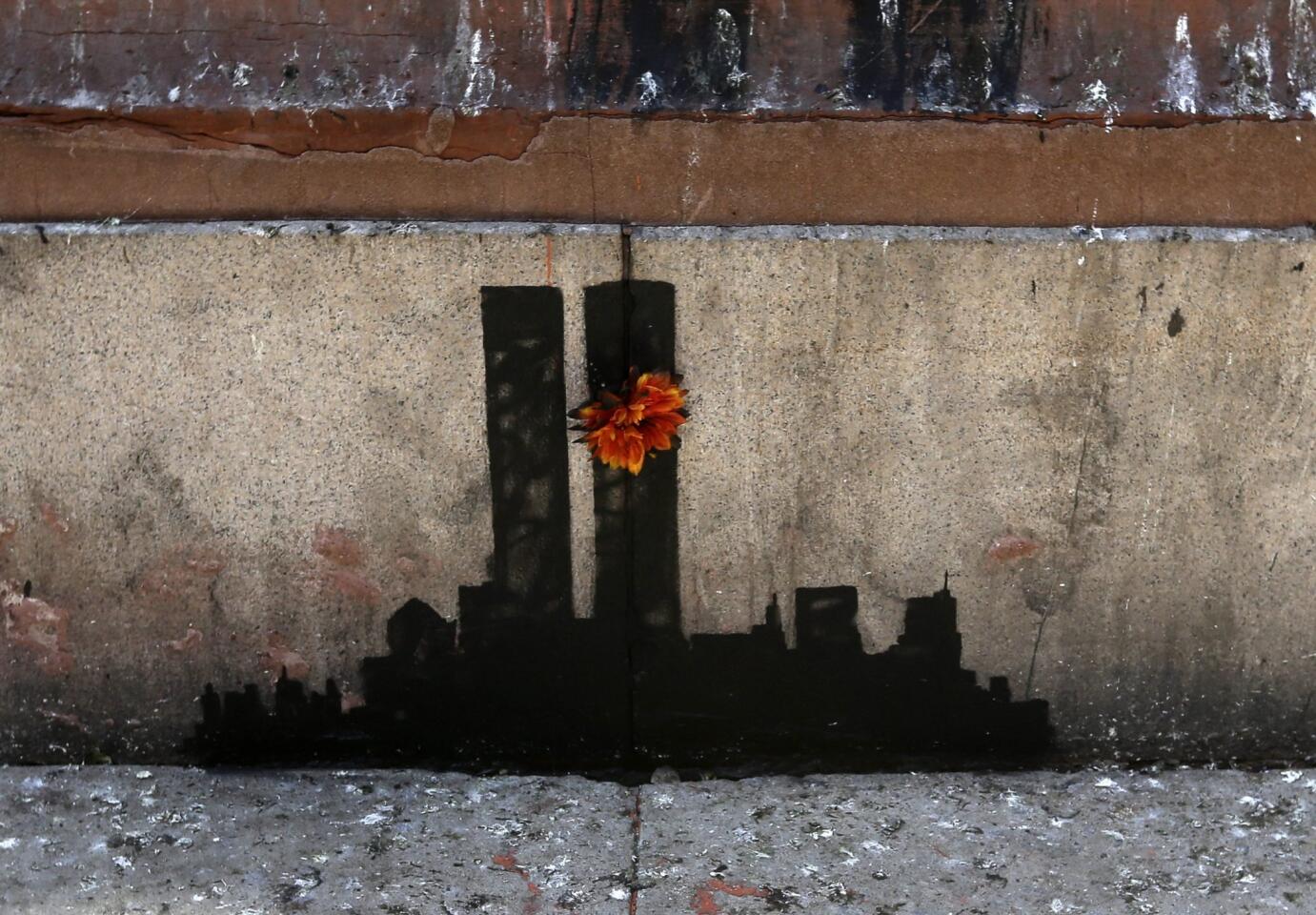 Banksy 'Twin Towers'