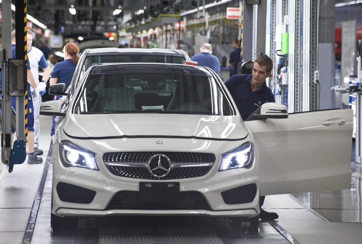 Mercedes-Benz topped an insurance industry group's list of the most stolen luxury cars in the U.S.