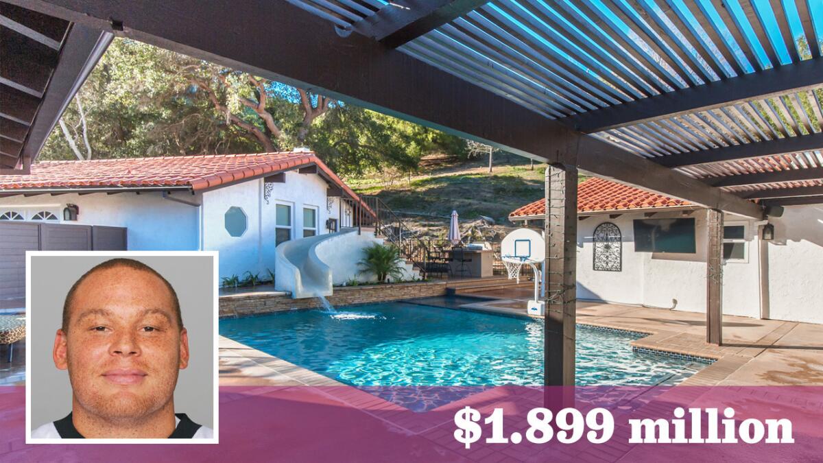 The former Westlake High standout has priced his home in the North Ranch area of Westlake Village at $1.899 million.
