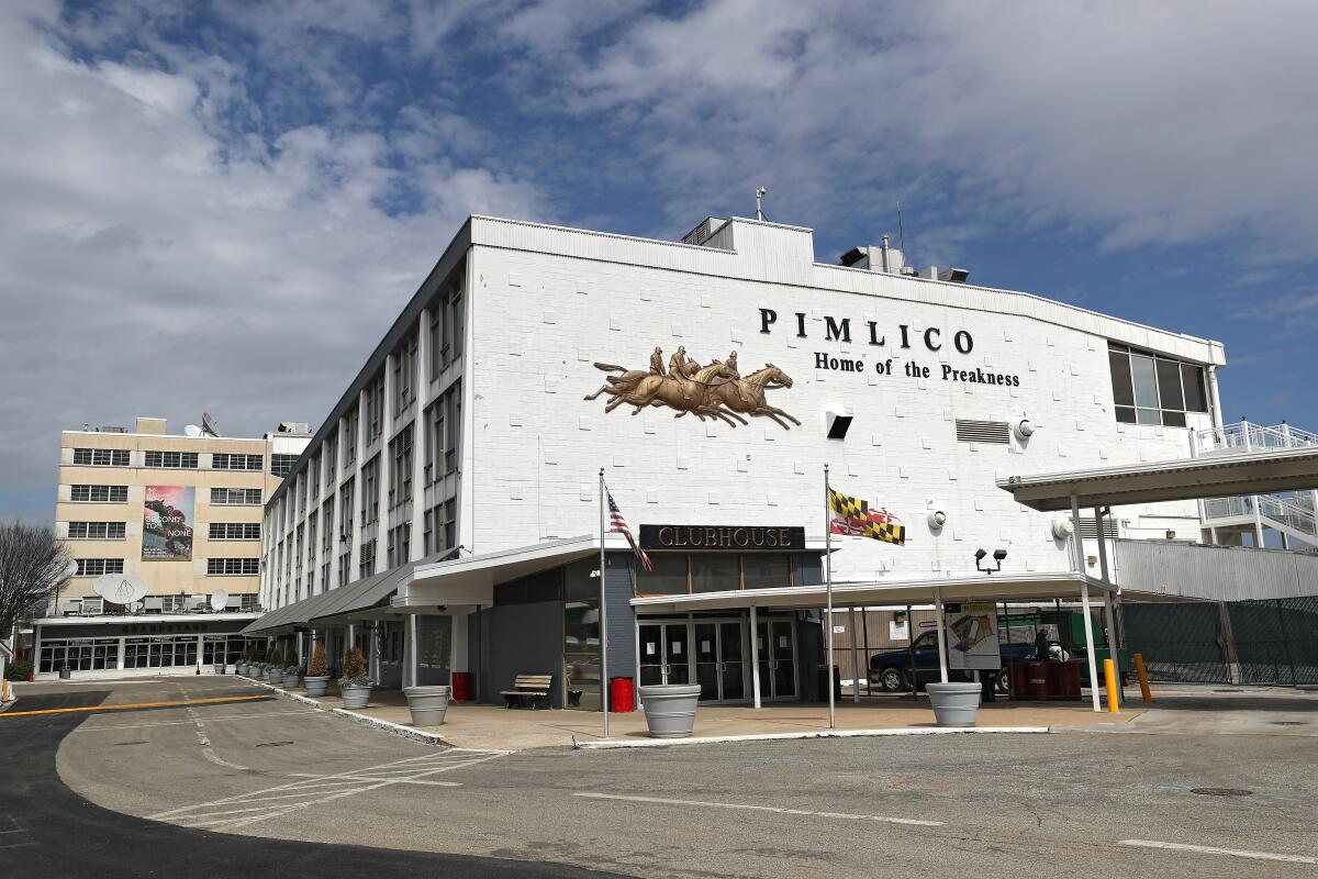 The Preakness Stakes at Pimlico Race Course in Baltimore has been postponed until September because of the coronavirus outbreak.