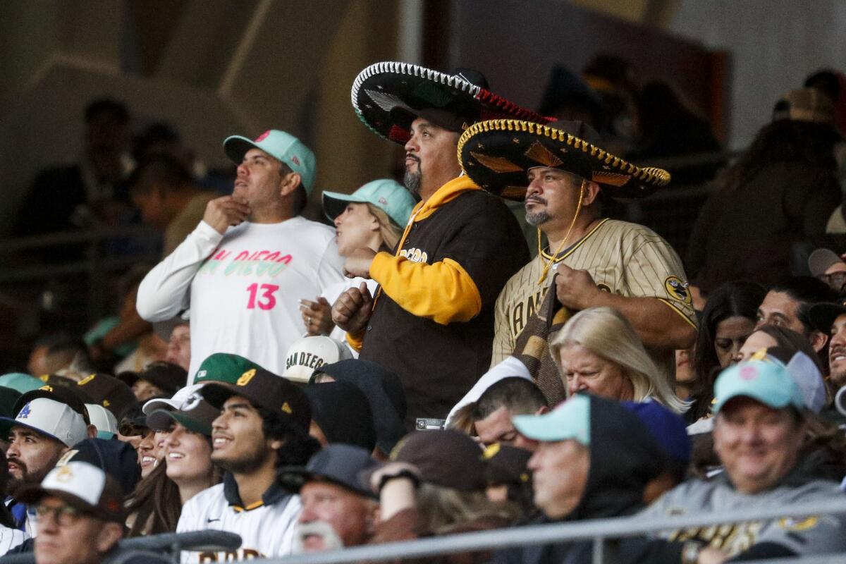 Scene & Heard at Petco : Sombreros spotted throughout park - The San Diego  Union-Tribune