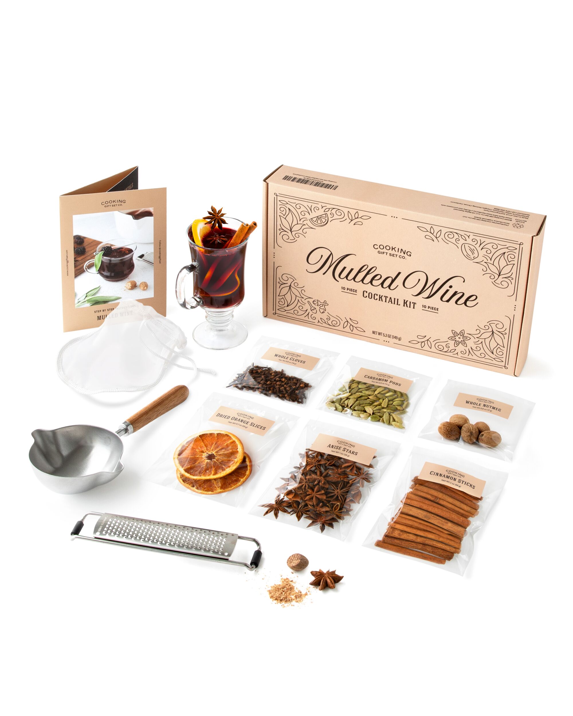 A Mulled Wine Cocktail Kit from Cooking Gift Set Co.